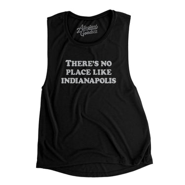 There's No Place Like Indianapolis Women's Flowey Scoopneck Muscle Tank-Allegiant Goods Co. Vintage Sports Apparel