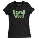 Hawaii Weed Women's T-Shirt-Black-Allegiant Goods Co. Vintage Sports Apparel