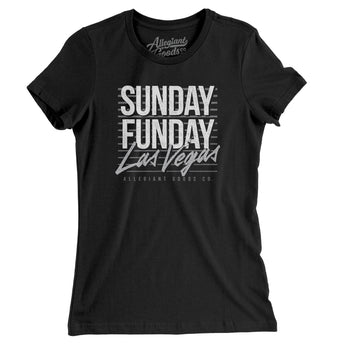 Sunday Funday Las Vegas Women's T-Shirt-Allegiant Goods Co. Vintage Sports Apparel