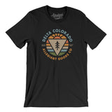 Delta Colorado Retro Badge Men/Unisex T-Shirt-Black-Allegiant Goods Co. Vintage Sports Apparel