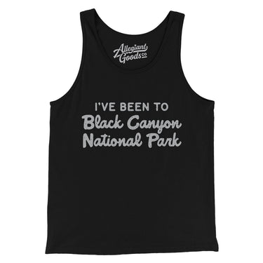 I've Been To Black Canyon National Park Men/Unisex Tank Top-Allegiant Goods Co. Vintage Sports Apparel