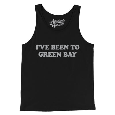 I've Been To Green Bay Men/Unisex Tank Top-Black-Allegiant Goods Co. Vintage Sports Apparel