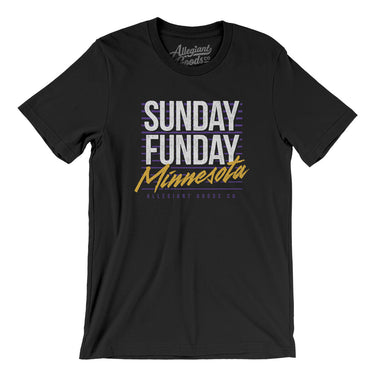 Sunday Funday Minnesota Men/Unisex T-Shirt-Allegiant Goods Co. Vintage Sports Apparel