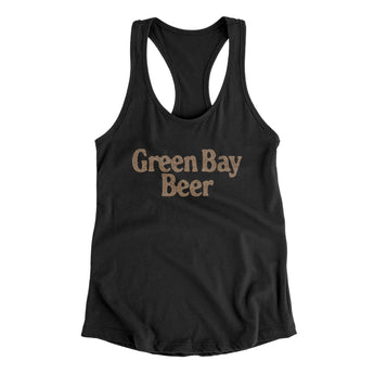 Green Bay Beer Women's Racerback Tank-Allegiant Goods Co. Vintage Sports Apparel