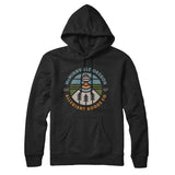 Mcminnville Oregon Retro Badge Hoodie-Black-Allegiant Goods Co. Vintage Sports Apparel
