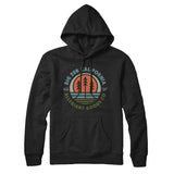 Big Sur California Retro Badge Hoodie-Black-Allegiant Goods Co. Vintage Sports Apparel