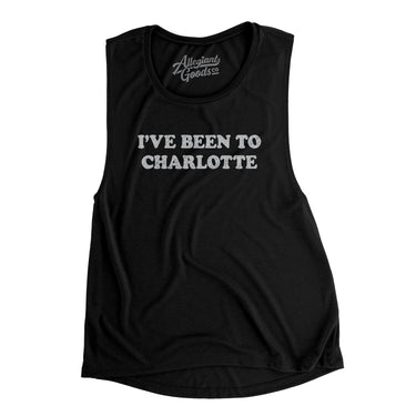 I've Been To Charlotte Women's Flowey Scoopneck Muscle Tank-Allegiant Goods Co. Vintage Sports Apparel
