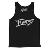 Chicago Pennant Men/Unisex Tank Top-Allegiant Goods Co. Vintage Sports Apparel