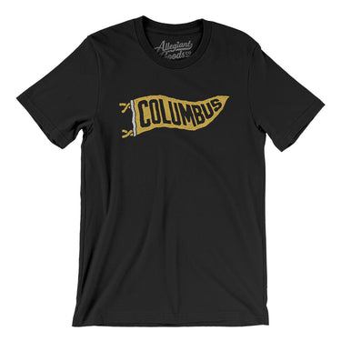 Columbus Pennant Men/Unisex T-Shirt-Allegiant Goods Co. Vintage Sports Apparel