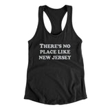 There's No Place Like New Jersey Women's Racerback Tank-Allegiant Goods Co. Vintage Sports Apparel