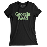 Georgia Weed Women's T-Shirt-Black-Allegiant Goods Co. Vintage Sports Apparel
