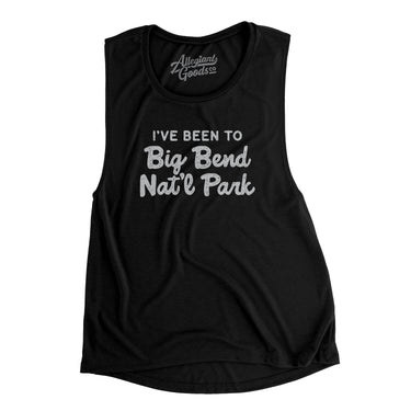 I've Been To Big Bend National Park Women's Flowey Scoopneck Muscle Tank-Allegiant Goods Co. Vintage Sports Apparel