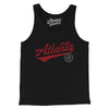 Atlanta Vintage Script Men/Unisex Tank Top-Black-Allegiant Goods Co. Vintage Sports Apparel