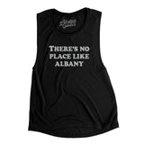 There's No Place Like Albany Women's Flowey Scoopneck Muscle Tank-Allegiant Goods Co. Vintage Sports Apparel