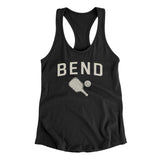 Bend Pickleball Women's Racerback Tank-Black-Allegiant Goods Co. Vintage Sports Apparel
