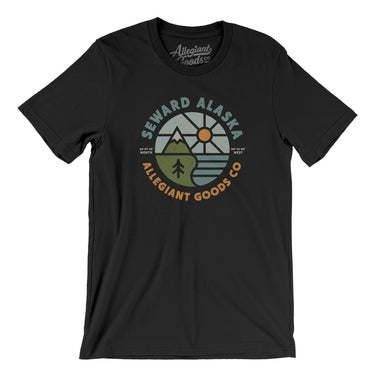 Seward Alaska Retro Badge Men/Unisex T-Shirt-Allegiant Goods Co. Vintage Sports Apparel