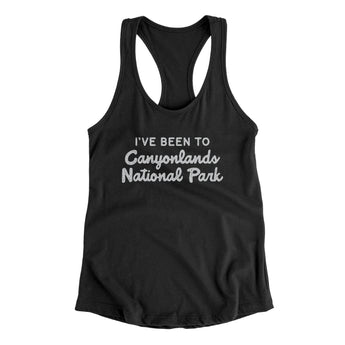 I've Been To Canyonlands National Park Women's Racerback Tank-Allegiant Goods Co. Vintage Sports Apparel