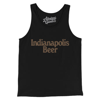 Indianapolis Beer Men/Unisex Tank Top-Allegiant Goods Co. Vintage Sports Apparel