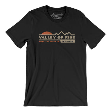 Valley Of Fire Sunset Men/Unisex T-Shirt-Black-Allegiant Goods Co. Vintage Sports Apparel