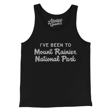 I've Been To Mount Rainier National Park Men/Unisex Tank Top-Allegiant Goods Co. Vintage Sports Apparel
