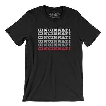 Cincinnati Repeat Men/Unisex T-Shirt-Allegiant Goods Co. Vintage Sports Apparel