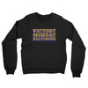 Victory Monday Baltimore Midweight French Terry Crewneck Sweatshirt-Black-Allegiant Goods Co. Vintage Sports Apparel