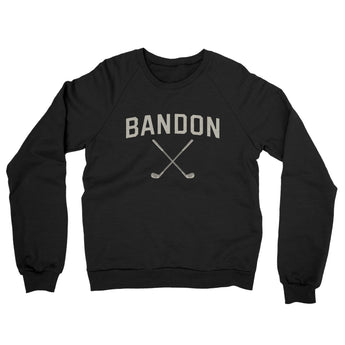 Bandon Golf Midweight French Terry Crewneck Sweatshirt-Black-Allegiant Goods Co. Vintage Sports Apparel