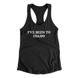 I've Been To Idaho Women's Racerback Tank-Allegiant Goods Co. Vintage Sports Apparel