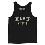 Denver Cycling Men/Unisex Tank Top-Black-Allegiant Goods Co. Vintage Sports Apparel