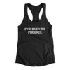 I've Been To Phoenix Women's Racerback Tank-Black-Allegiant Goods Co. Vintage Sports Apparel