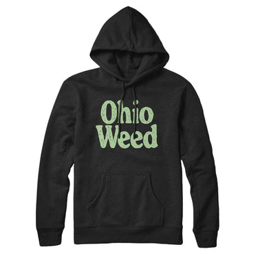 Ohio Weed Hoodie-Allegiant Goods Co. Vintage Sports Apparel