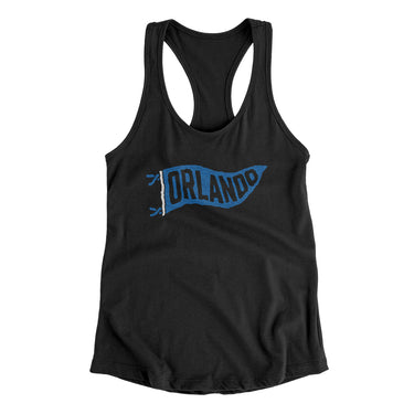 Orlando Pennant Women's Racerback Tank-Allegiant Goods Co. Vintage Sports Apparel