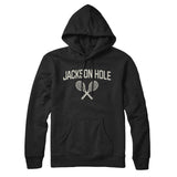 Jackson Hole Tennis Hoodie-Black-Allegiant Goods Co. Vintage Sports Apparel