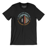 Cooke City Montana Retro Badge Men/Unisex T-Shirt-Black-Allegiant Goods Co. Vintage Sports Apparel