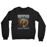 Memphis Basketball Throwback Mascot Midweight French Terry Crewneck Sweatshirt-Allegiant Goods Co. Vintage Sports Apparel