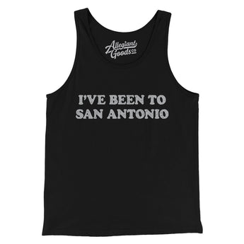 I've Been To San Antonio Men/Unisex Tank Top-Allegiant Goods Co. Vintage Sports Apparel