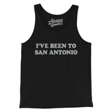 I've Been To San Antonio Men/Unisex Tank Top-Allegiant Goods Co. Vintage Sports Apparel