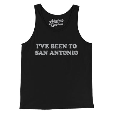 I've Been To San Antonio Men/Unisex Tank Top-Allegiant Goods Co. Vintage Sports Apparel