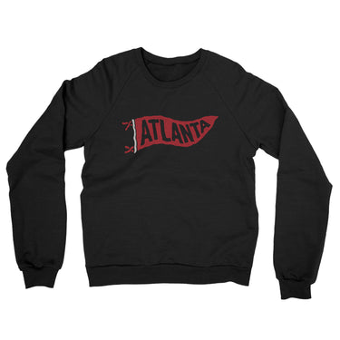 Atlanta Pennant Midweight French Terry Crewneck Sweatshirt-Allegiant Goods Co. Vintage Sports Apparel