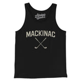 Mackinac Golf Men/Unisex Tank Top-Black-Allegiant Goods Co. Vintage Sports Apparel