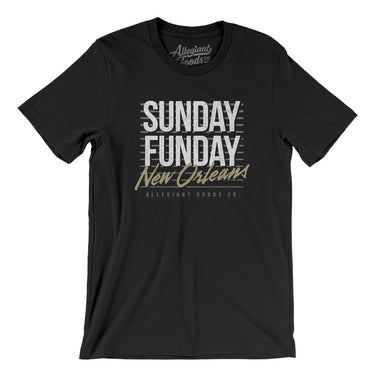 Sunday Funday New Orleans Men/Unisex T-Shirt-Allegiant Goods Co. Vintage Sports Apparel