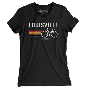 Louisville Cycling Women's T-Shirt-Allegiant Goods Co. Vintage Sports Apparel