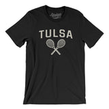 Tulsa Tennis Men/Unisex T-Shirt-Black-Allegiant Goods Co. Vintage Sports Apparel