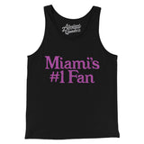 Miami's Number 1 Fan Men/Unisex Tank Top-Allegiant Goods Co. Vintage Sports Apparel