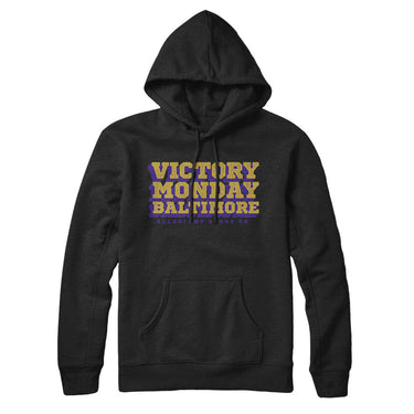 Victory Monday Baltimore Hoodie-Allegiant Goods Co. Vintage Sports Apparel
