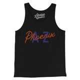 Phoenix Az Overprinted Men/Unisex Tank Top-Allegiant Goods Co. Vintage Sports Apparel