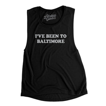 I've Been To Baltimore Women's Flowey Scoopneck Muscle Tank-Allegiant Goods Co. Vintage Sports Apparel