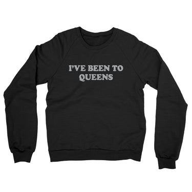 I've Been To Queens Midweight French Terry Crewneck Sweatshirt-Allegiant Goods Co. Vintage Sports Apparel