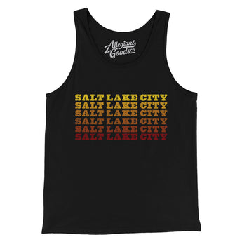 Salt Lake City Repeat Men/Unisex Tank Top-Allegiant Goods Co. Vintage Sports Apparel