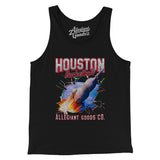 Houston Basketball Throwback Mascot Men/Unisex Tank Top-Allegiant Goods Co. Vintage Sports Apparel